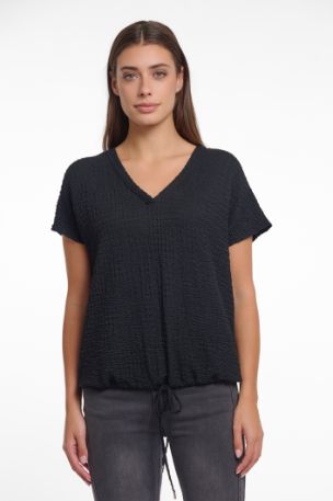 Rino & Pelle T-shirt vh micro zwart Rory