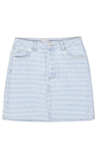 Garcia Jeans rokje zigzag light stone d50123