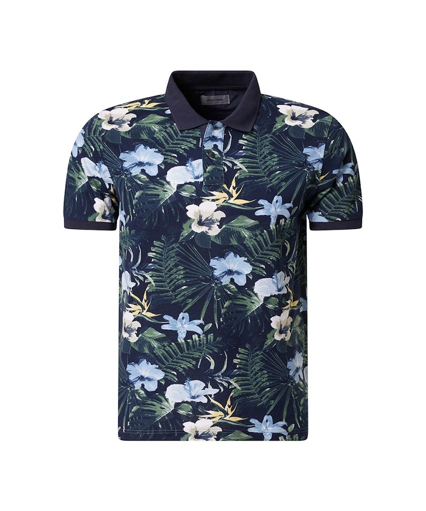 Pierre Cardin Polo print marine 20974.2075