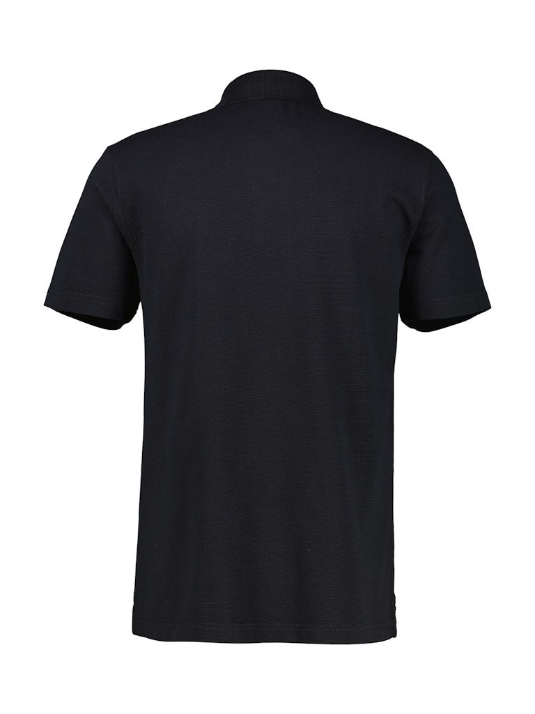 Lerros Polo Wafelique zwart 2543204