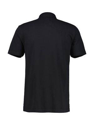 Lerros Polo Wafelique zwart 2543204 Lerros Polo Wafelique zwart 2543204