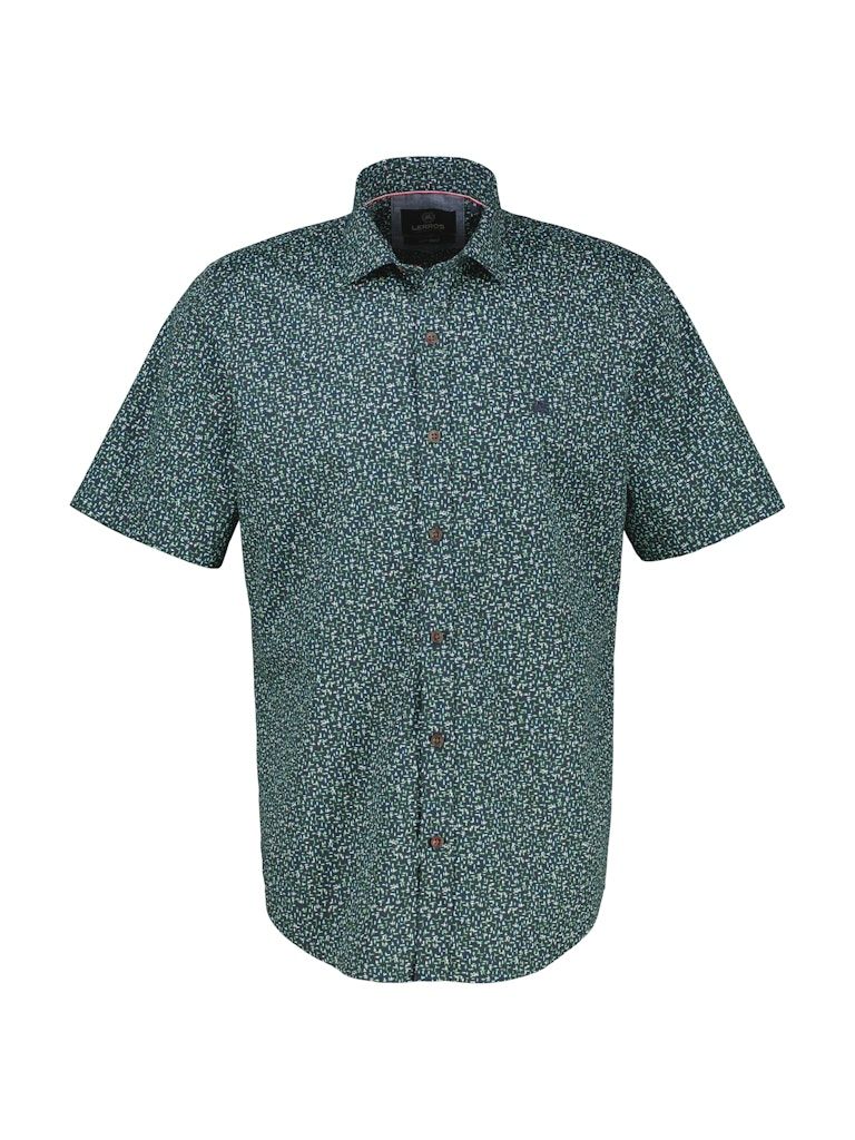 Lerros Overhemd print marine 2542305