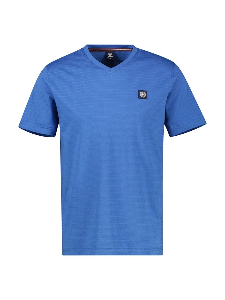 Lerros T-shirt v-hals kobalt 2553169
