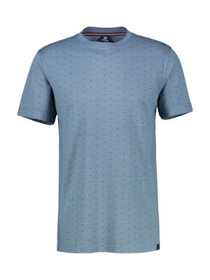Lerros T-shirt Print rafblauw 2543030