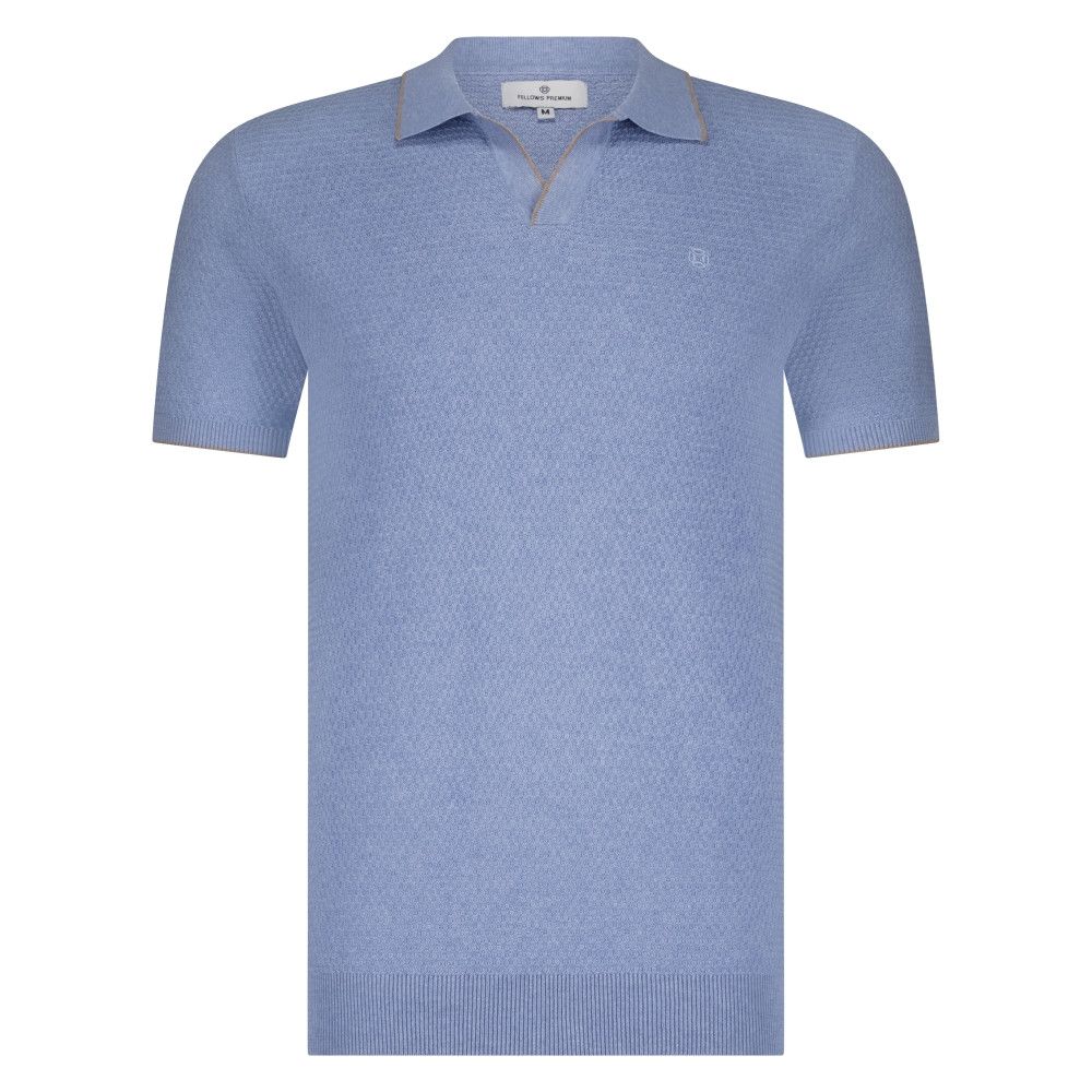 Fellows United Polo structuur bleu 51.3663
