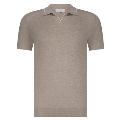 Fellows United Polo structuur beige 51.3663 Fellows United Polo structuur beige 51.3663