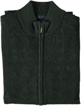 Fellows United Vest Structure knit groen 42.1108