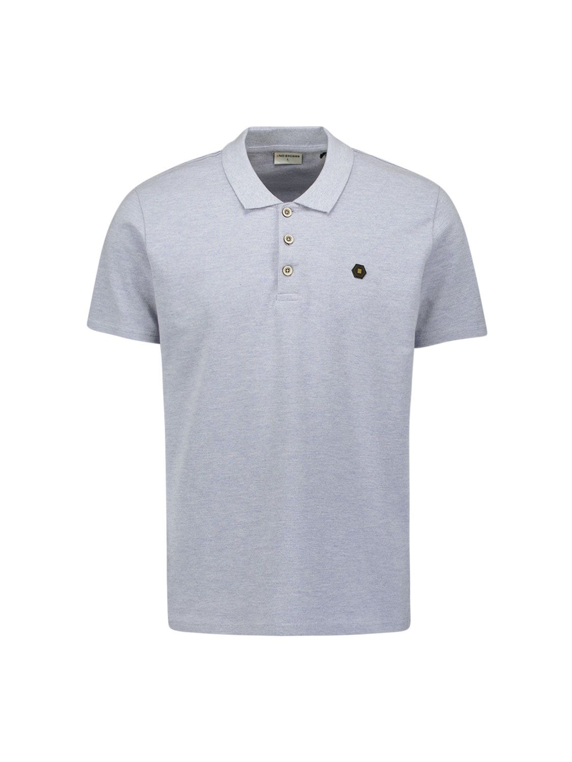 No Excess Polo melange bleu 27390264
