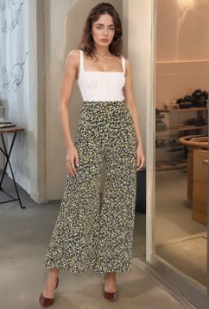 House of Smits Broek gaucho khaki pfp010
