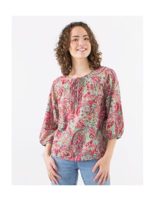 House of Smits Blouse shirt 3/4m mint c17325
