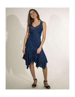 House of Smits jurk viskose indigo c12020 House of Smits jurk viskose indigo c12020
