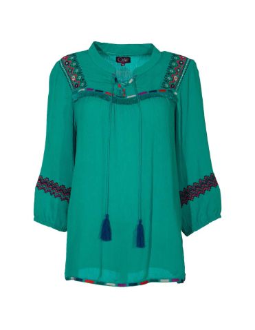 House of Smits Blouse turquoise c15576