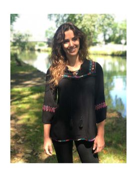 House of Smits Blouse zwart c15576 House of Smits Blouse zwart c15576
