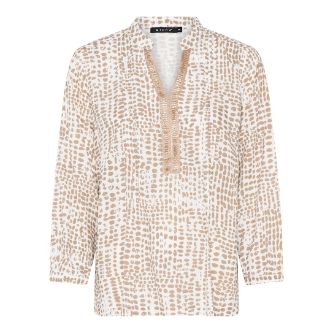 Micha Blouse viskose beige 177-186s Micha Blouse viskose beige 177-186s