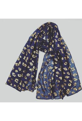 House of Smits shawl leopard marine ewch-351 House of Smits shawl leopard marine ewch-351