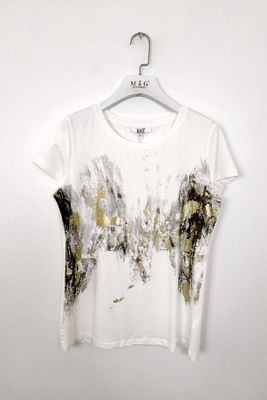 House of Smits T-shirt gold offwhite e13643 House of Smits T-shirt gold offwhite e13643