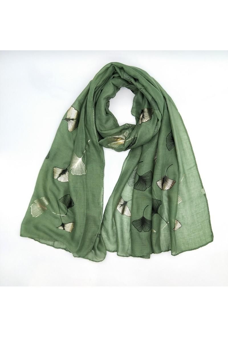 House of Smits shawl ginkgo groen ewch-302 House of Smits shawl ginkgo groen ewch-302