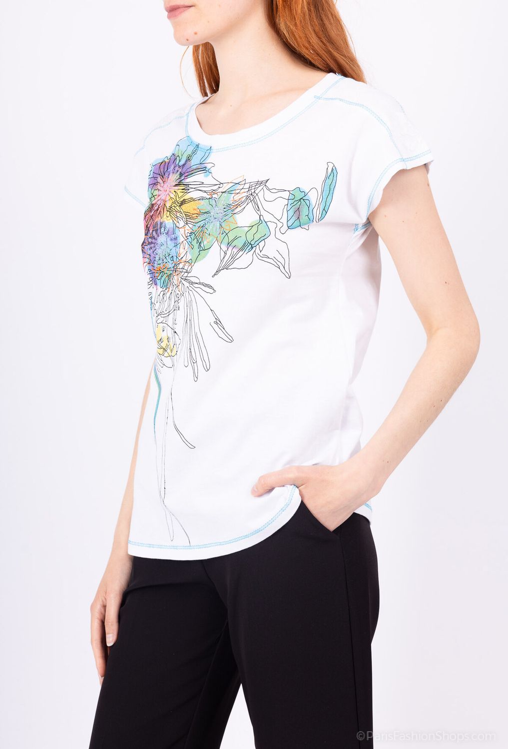 House of Smits T-shirt katoen wit p18x23