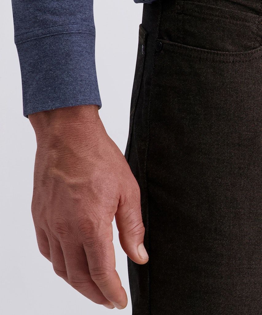 Pierre Cardin Broek wool touch bruin c3 30940.1068 Pierre Cardin Broek wool touch bruin c3 30940.1068