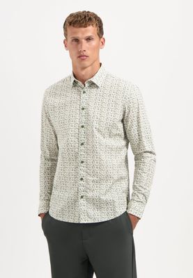 No Excess Shirt Stretch Allover Printed Dark Green 29450708 No Excess Shirt Stretch Allover Printed Dark Green 29450708