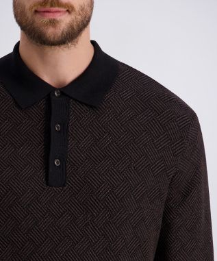 Pierre Cardin Polo bruin 51464.5110 Pierre Cardin Polo bruin 51464.5110