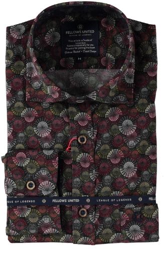 Fellows United Shirt Circles rood 52.6504
