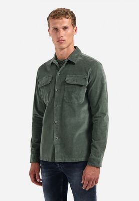 No Excess Overshirt Buttons Twill Dark Green 29530842 No Excess Overshirt Buttons Twill Dark Green 29530842