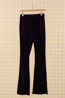 House of Smits Broek flare velours paars efde72 House of Smits Broek flare velours paars efde72