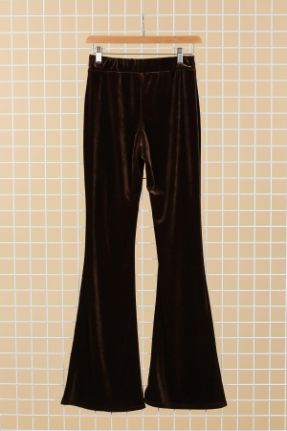 House of Smits Broek flare velours choco efde72 House of Smits Broek flare velours choco efde72