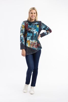 Orientique Tuniek col zwart 23038 Orientique Tuniek col zwart 23038