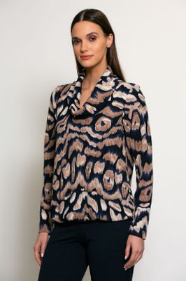 Batida Blouson col taupe 2186 Batida Blouson col taupe 2186