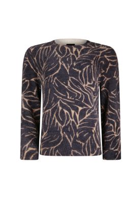 Poools Trui print taupe 533192 Poools Trui print taupe 533192