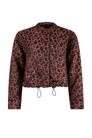 Poools Jasje leopard camel 533139