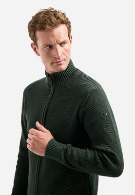 No Excess Cardigan 2 Coloured Melange Dark Green 29230944 No Excess Cardigan 2 Coloured Melange Dark Green 29230944