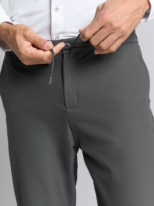No Excess Broek Chino travel Dark Steel N705016 No Excess Broek Chino travel Dark Steel N705016