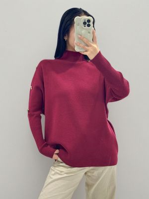 House of Smits Pull knoopjes Bordeaux pfg1500z House of Smits Pull knoopjes Bordeaux pfg1500z