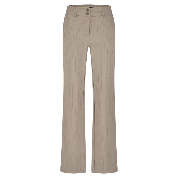 Red Button Broek bibette pinstripe taupe srb4624 Red Button Broek bibette pinstripe taupe srb4624
