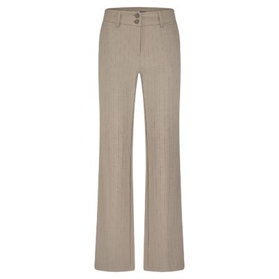 Red Button Broek bibette pinstripe taupe srb4624 Red Button Broek bibette pinstripe taupe srb4624