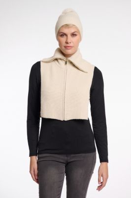 Rino & Pelle Knitted bib beige Gwyneth
