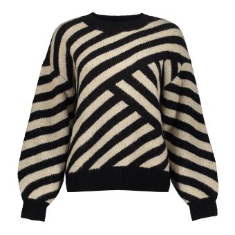 Geisha Pullover stripes zand 54570 Geisha Pullover stripes zand 54570