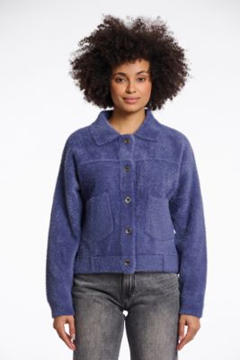 Rino & Pelle Vest furry blauw Bubbly Rino & Pelle Vest furry blauw Bubbly