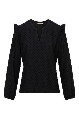 Dreamstar Blouse dotje Zwart Fiona