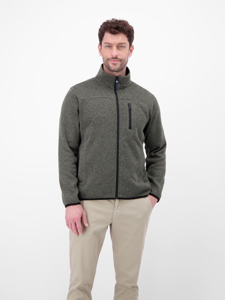Lerros Fleece jack Grijs 2504545 Lerros Fleece jack Grijs 2504545