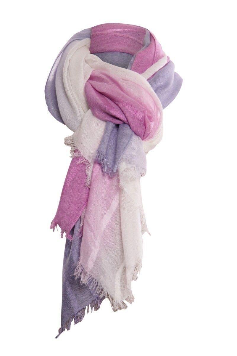 Poools Shawl stripe dye lila 413300 Poools Shawl stripe dye lila 413300
