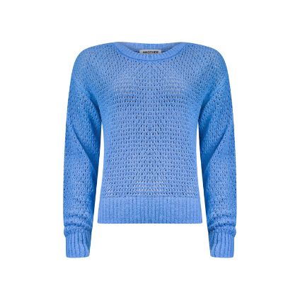 Another Woman Trui boothals ajour lavendel 512114
