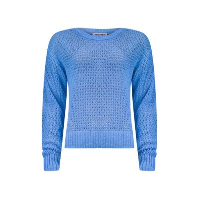 Another Woman Trui boothals ajour lavendel 512114 Another Woman Trui boothals ajour lavendel 512114