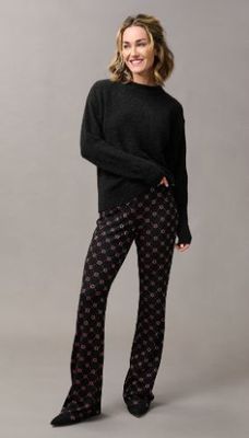 Another Woman broek flared print rood 432225