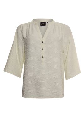 Poools blouse structuur offwhite 413253