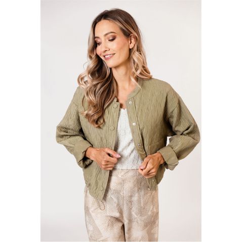 Poools Jacket quilted brons 513217