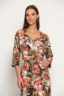 Batida Knoopvestje print koraal 1996 Batida Knoopvestje print koraal 1996